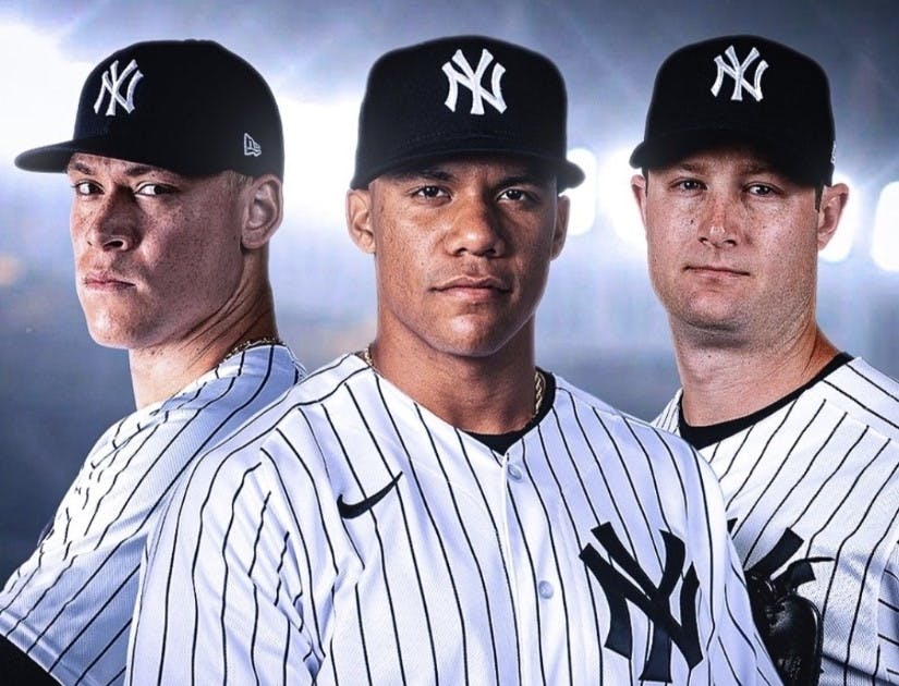 The Three Yankee Stars Aaron Judge, Juan Soto & Gerrit Cole